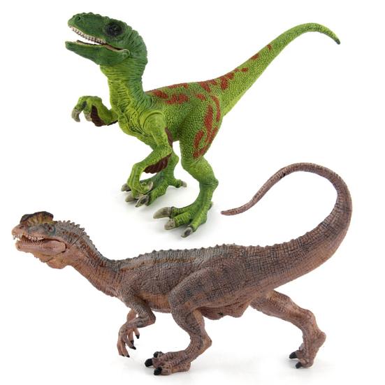 Realistic Velociraptor Dinosaur Action Figure Model Collection Toy Desk Decor