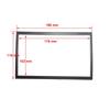 Vehicle Radio Fascia 9/10 Inch Frame Switch To 7 Inch 2 Din Car Radio Fascia Auto Audio Dash Kit Installation Frame Trim Bezel