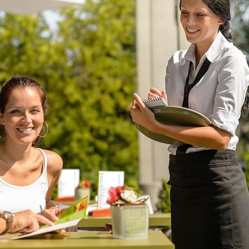 DFsucces Short Apron, Below-the-Waist Salon Cooking Apron for Restaurants, Kitchens, Commercial Use, Work, and Home Use, Unisex