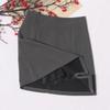 Women's High-Waisted A-Line Split Midi Skirt - Versatile Slimming Black Skirt Pants