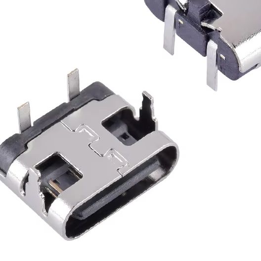 10Pcs USB 3.1 Type-C Female Power Jack Dock 2 Pin Micro USB Type C Connector Socket For Mobile Phone Charging Port