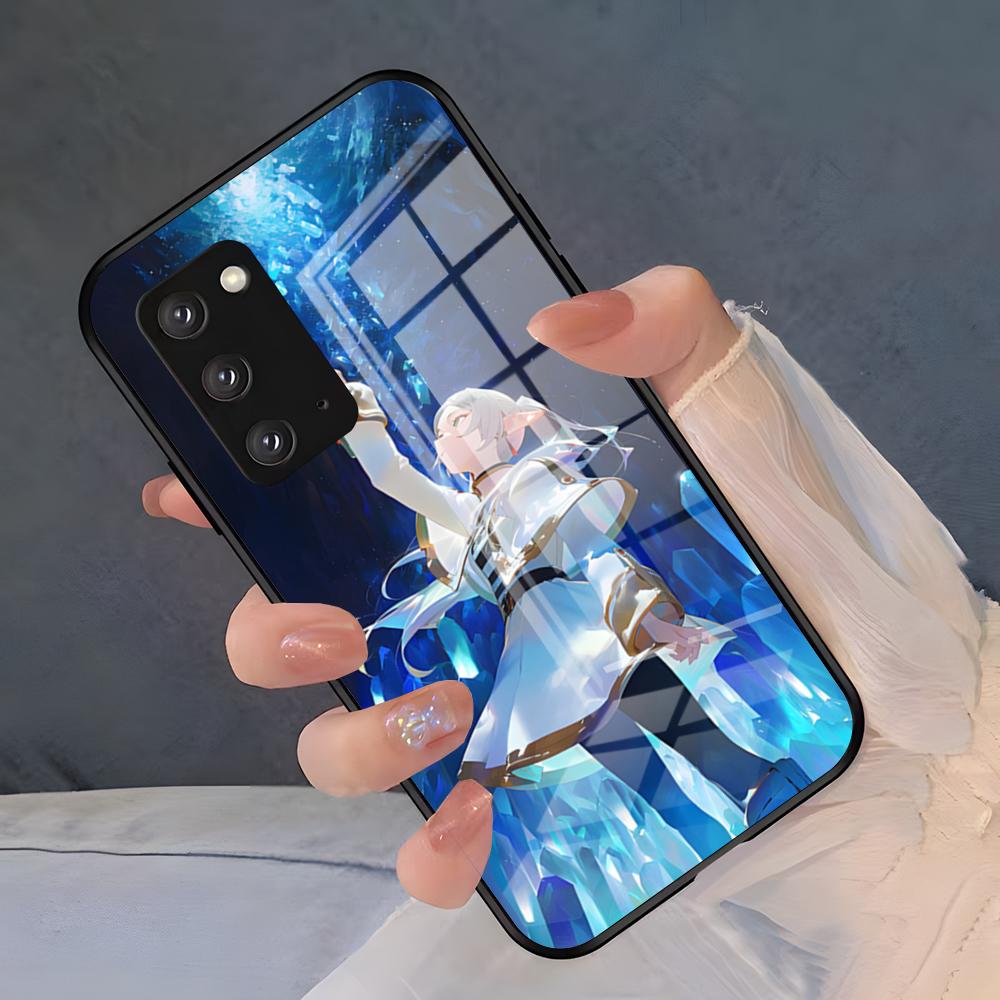 Hot F-Frieren Anime Phone Case For Samsung A25 A13 A33 5G A54 A36 A35 A56 A52 A14 Shockproof Glass Cover