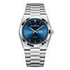 Men's Quartz Watch with Stainless Steel Band and Calendar
