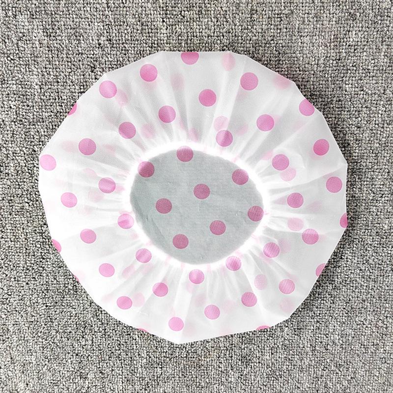 Waterproof Double-Layer Shower Cap - Anti-Smoke Kitchen Hat for Women
