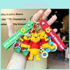 Cute Winnie The Pooh Keychain Adorable Cartoon Pvc Bag Charm Perfect Gift Idea