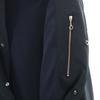 GYMPHLEX Stainless collar coat M Navy Mesh lining Men's Used