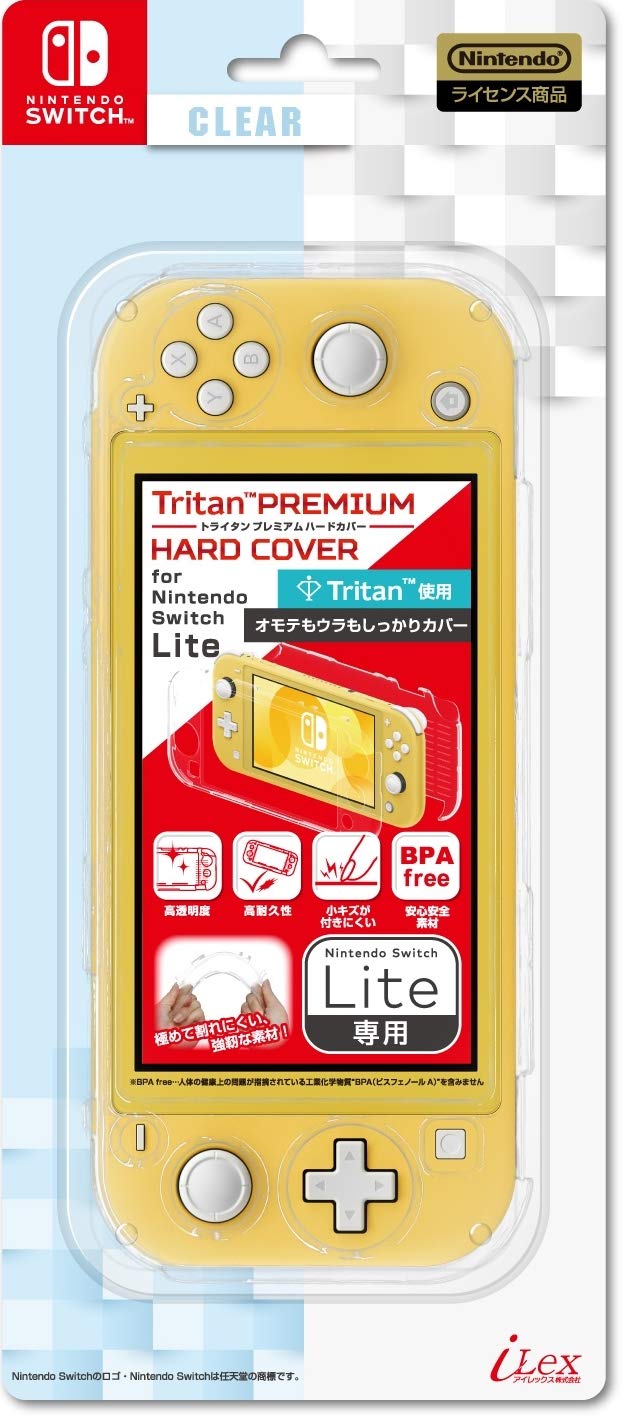 

Licensed Tritan Hard Cover for Nintendo Switch Lite Premium Hard Cover for Nintendo SWITCH Lite Switch [Nintendo Product] Tritan(TM) (Clear) -