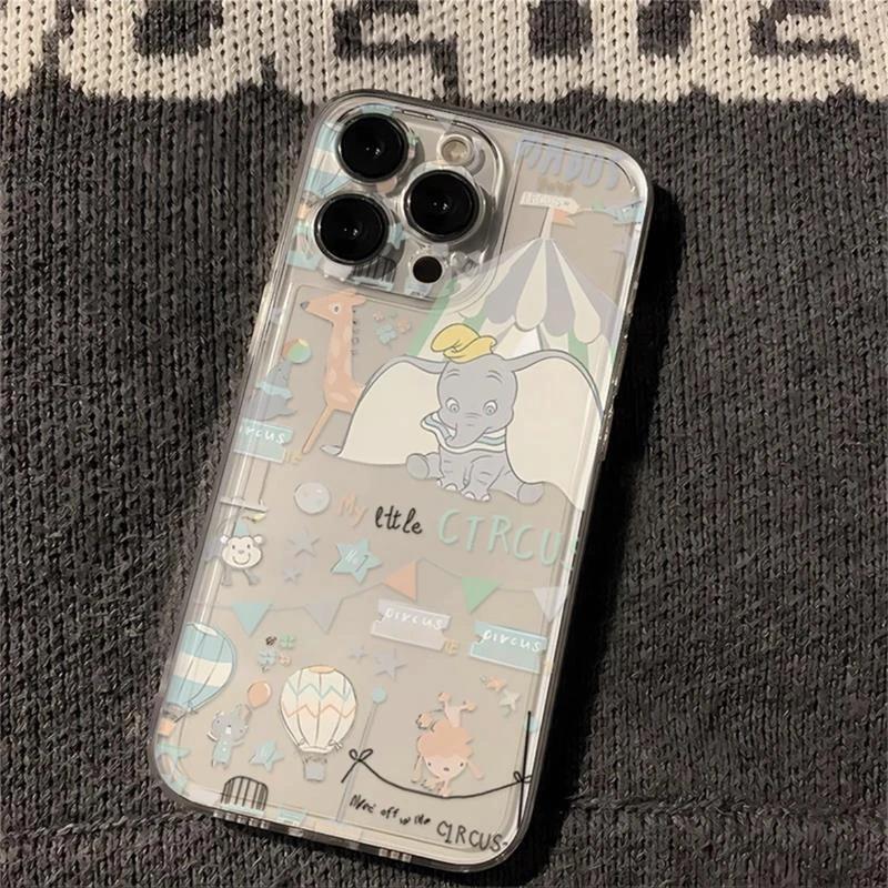 Cartoon Dumbo iPhone17Promax mobile phone case for Apple 16promax space case 14 cute 15