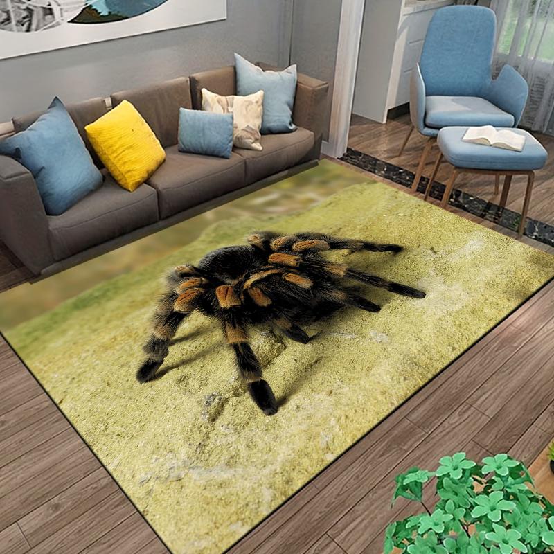 spider Carpet For Living Room Game Rugs Soft Floor Cartoon Rugs Bathroom Rug Mat Yoga Mat Home Decor  decoration chambre