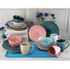 CreaTable Cozy Day Dinnerware Set, 16 Pieces (22506)