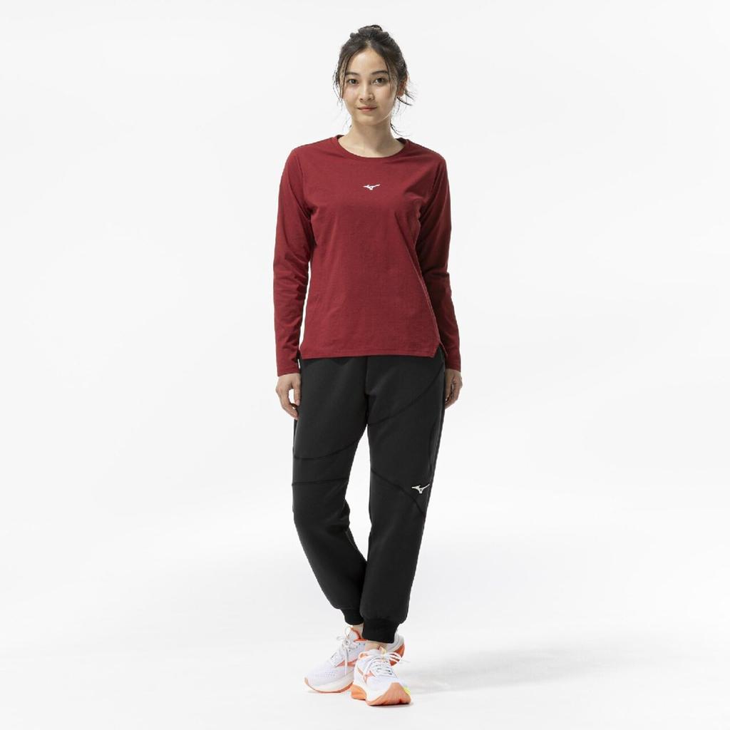 Training Stretch Soft Dry UV XL Wear, T-shirt (long Sleeve), Sweat-wicking, Quick-drying, Protection, 32MAD304, Women's, Rhubarbread,