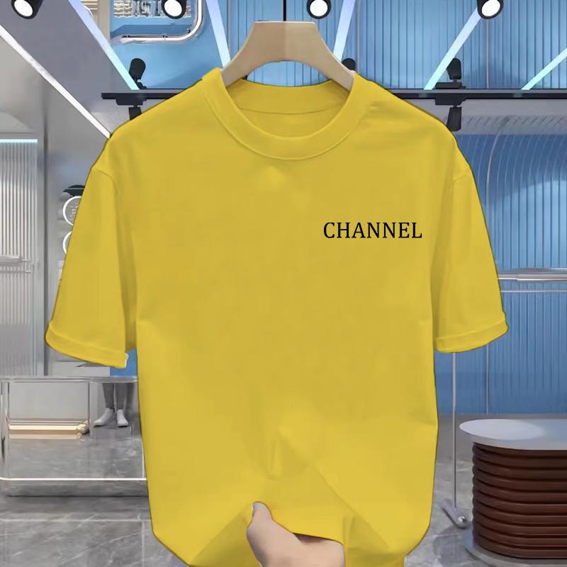 Summer high quality printed T-shirt men luxury brand  quality top quality loose top selling family men and women T-shirts