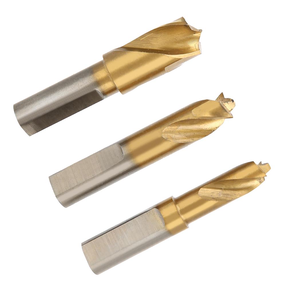 3Pcs HSS CO Cobalt Spot Weld Drill Bit Set Kit Weld Cutter Cutting  Accessories 14in 516in 38in