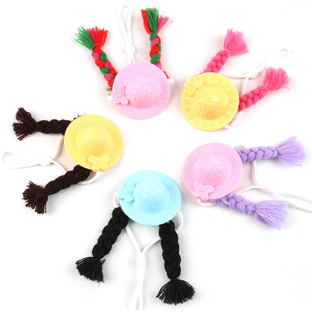 Cute Mini Cap Small Pets Decoration Hat Hamster Parrot Guinea Pig Braided Hair Hats Doll Accessories Pets Party Costume Caps