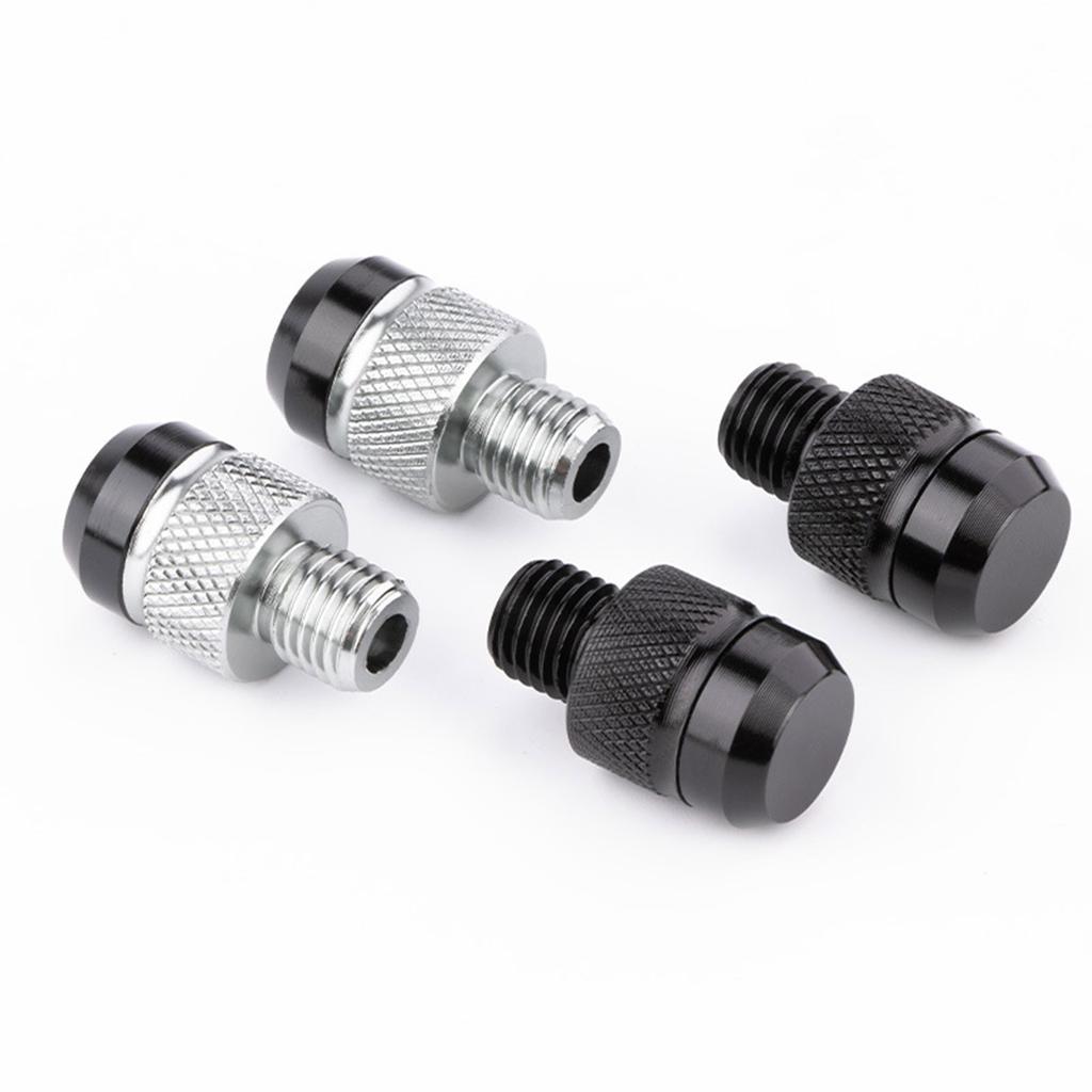 Motorcycle Mirror Hole Plug Screws for Honda Aluminum Rearview Mirror Hole Plugs Screws Bolts Replacement Mounting Screw