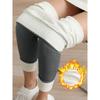 Kvinner Thermals tykk varm fleece foret vinter stretchy blyant Leggings bukser