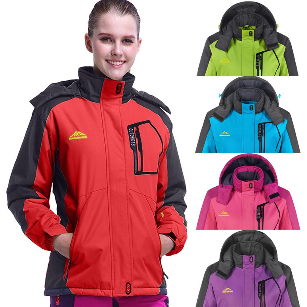 Buy ON Women's Winter Outdoor Cashmere Thickening Zipper Hoodie Sport Outdoor Coat at affordable