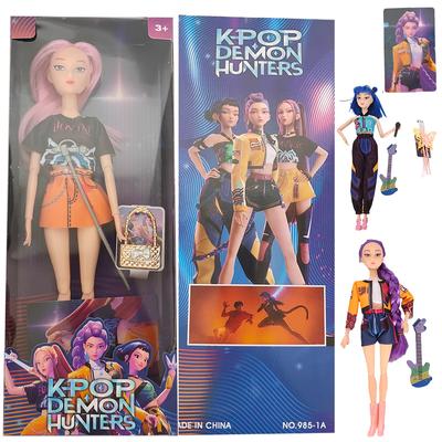 High Quality  Demon Hunters Doll Toys Rumi Mira Zoey Action Figure Toy Beautiful Princess Plastic DIY Toy Girls Christmas Gift