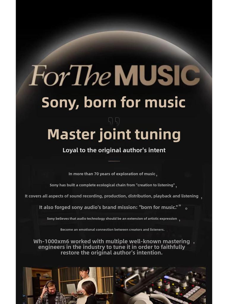 Sony WH-1000XM6 Premium Wireless Noise-Canceling Headphones