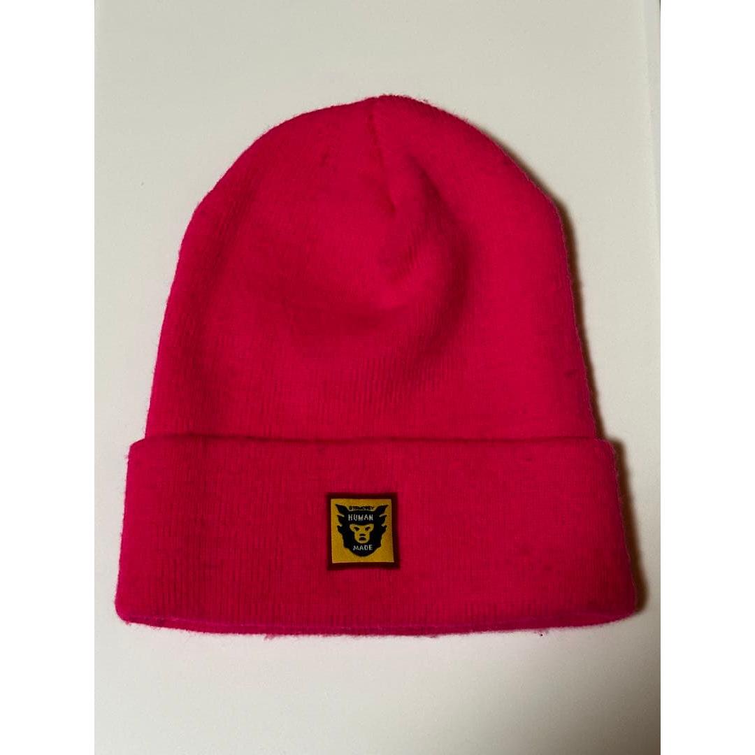 Used HUMAN MADE  STUDIO SEVEN Pink Knit Hat Beanie