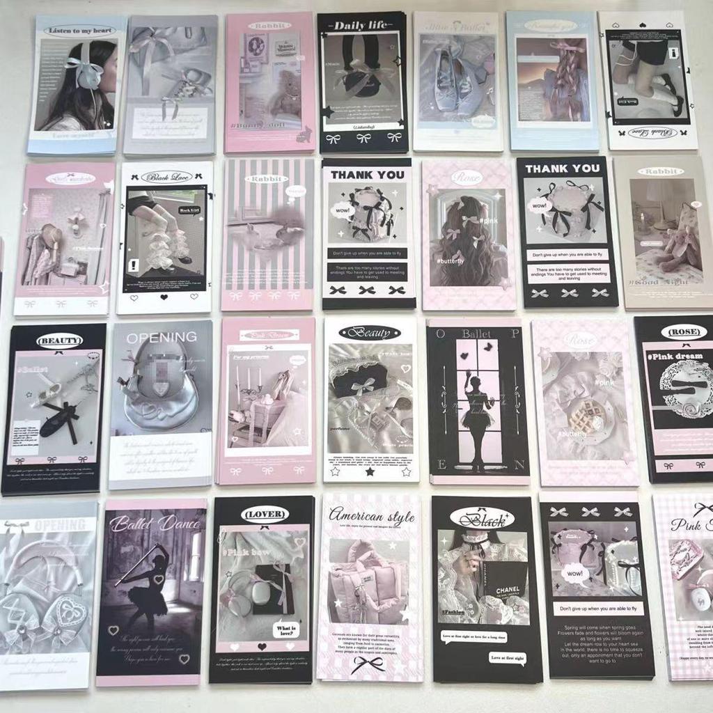 Ballet Style Butterfly Ribbon Matte Self-Adhesive Stickers for Gift and Outing Packaging