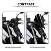 Fit for S950 Motorcycle Visor Windshield Windscreen Spoiler Air Deflector Screen Optimal Clear View Adjustable Universal