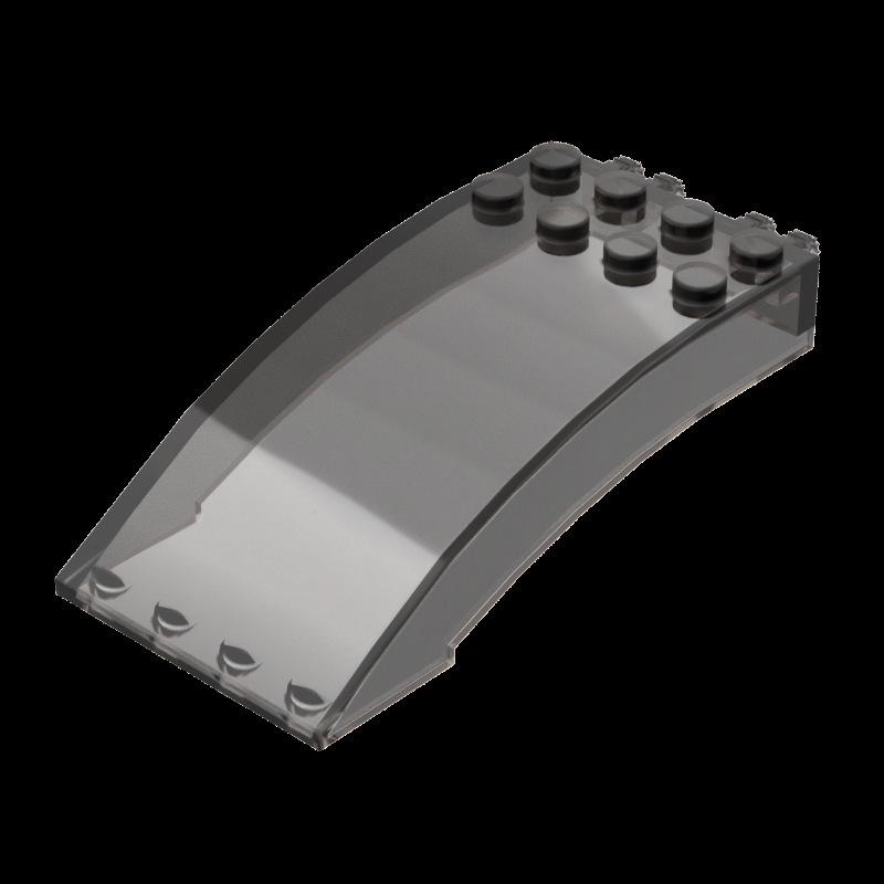 50g MOC 46413 Small Particle Building Blocks - 4x8x2 Curved Windshield Accessory Standard