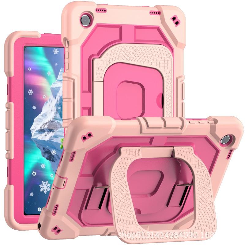 11 Inch Tablet Case With Kickstand Shockproof PC Silicone Cover Adjustable Back Strap IPad Android Tablets