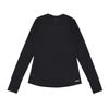 Long Sleeve Q Speed Jacquard Short Long Sleeve WT33282 BK S [New Balance] T-Shirt T-Shirt Women's (Black)
