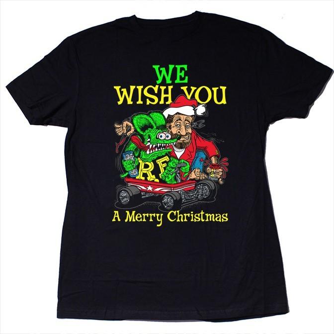 

New Ed Roth Rat Fink Merry Christmas Gift Unisex S-5XL Shirt DO261 Unisex T-Shirt Graphic Tee XXXL