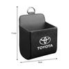 Car Interior Storage Bag Air Outlet Debris Bag Hanging Organizer Box For Toyota Chr Corolla Yaris Rav4 E150 E120 Land Cruiser