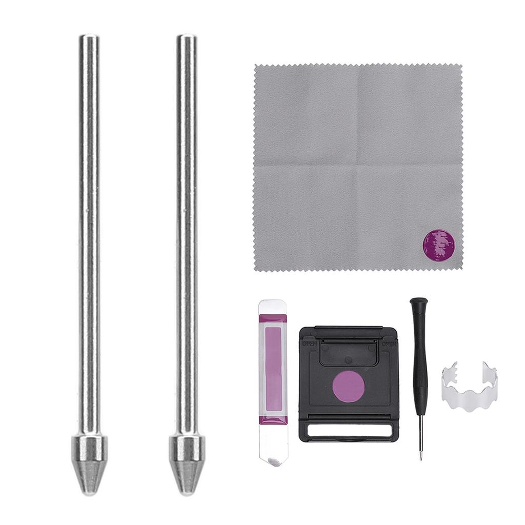 2PCS Phone Touch Screen Pen Writing Nibs Metal Pen Tips Replacement with Repair Tools for Galaxy