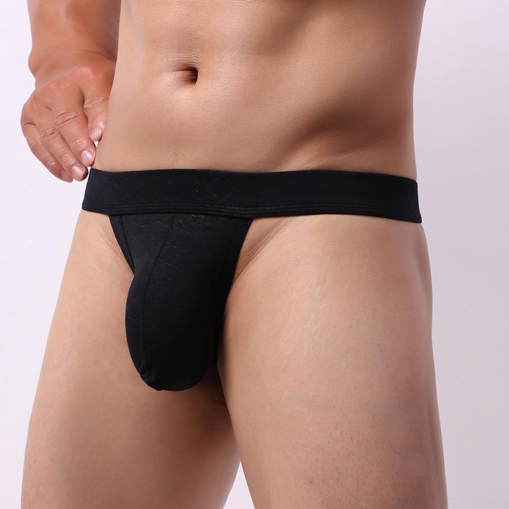 See Through Briefs T-Back Knickers Low Rise Men Panties