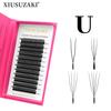 XIUSUZAKI U-Shaped YY 3D 4D 5D Eyelash Extensions New Style U 2D YY Lashes Extension Mink Premade Volume Fans False Eyelashes
