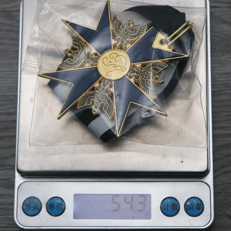 Black Eagle Medal, Blue Knight Medal, Necklace Pendant, Commemorative Medal, Film and Television Props