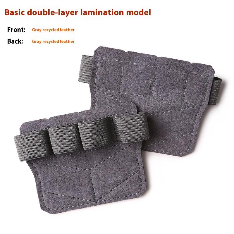 

4 Finger Gym Grip Gloves Silicone Non Slip Palm Protection for Weight Lifting Callus Guard