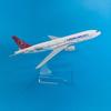 1/400 Scale 16cm Turkish Airlines Boeing 777 Aircraft Model Planel Airplane Diecast Metal Planes