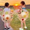Kids' DIY Painted Straw Hat Kit: Creative French-Inspired Decoration for Kindergarten
