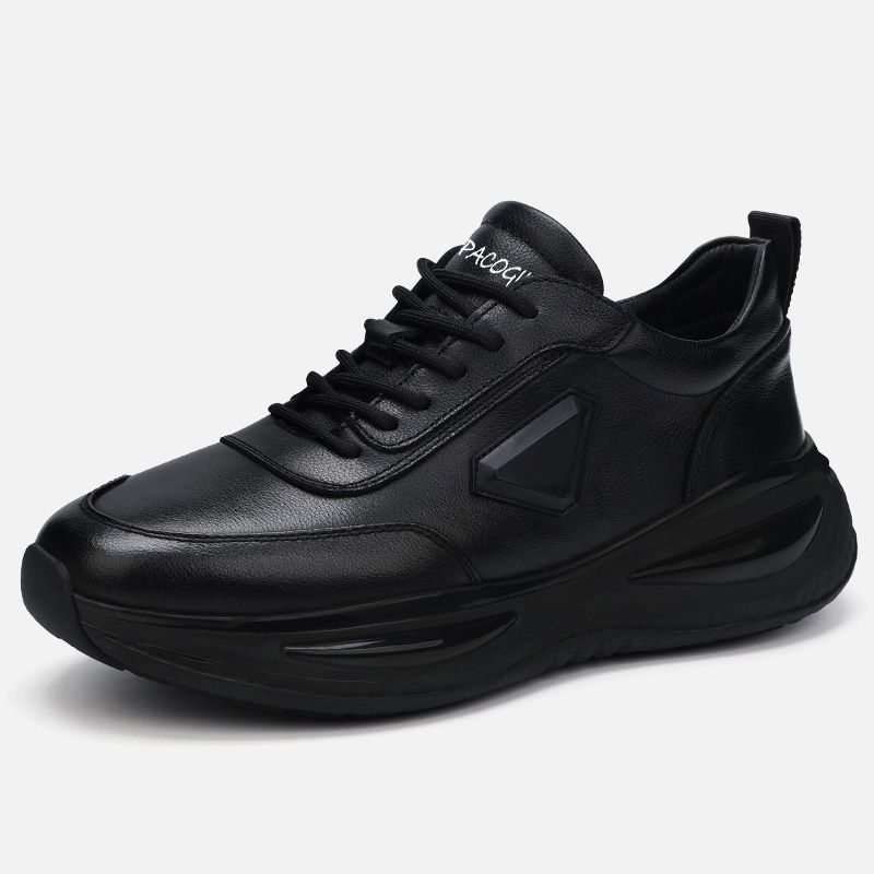 

Men s shoes 2025 sports and leisure shoes dad shoes men s leather surface single cotton same mountaineering running shoes 44