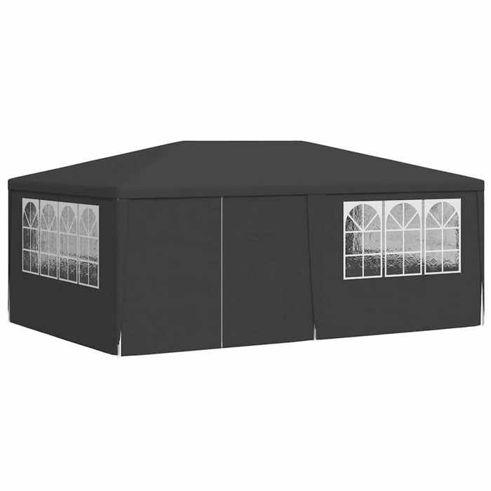 VidaXL Tente de Réception avec Parois Latérales Belvédère Tonnelle Pavillon Chapiteau Mariage Barbecue Voyage de Camping 48537