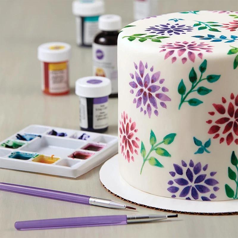 2/5/7 Pcs/Set Cake Decorating Brushes Set Fondant Paint Brush Cake Painting Brush Fondant Makeup Tool Cake Decoration Tools
