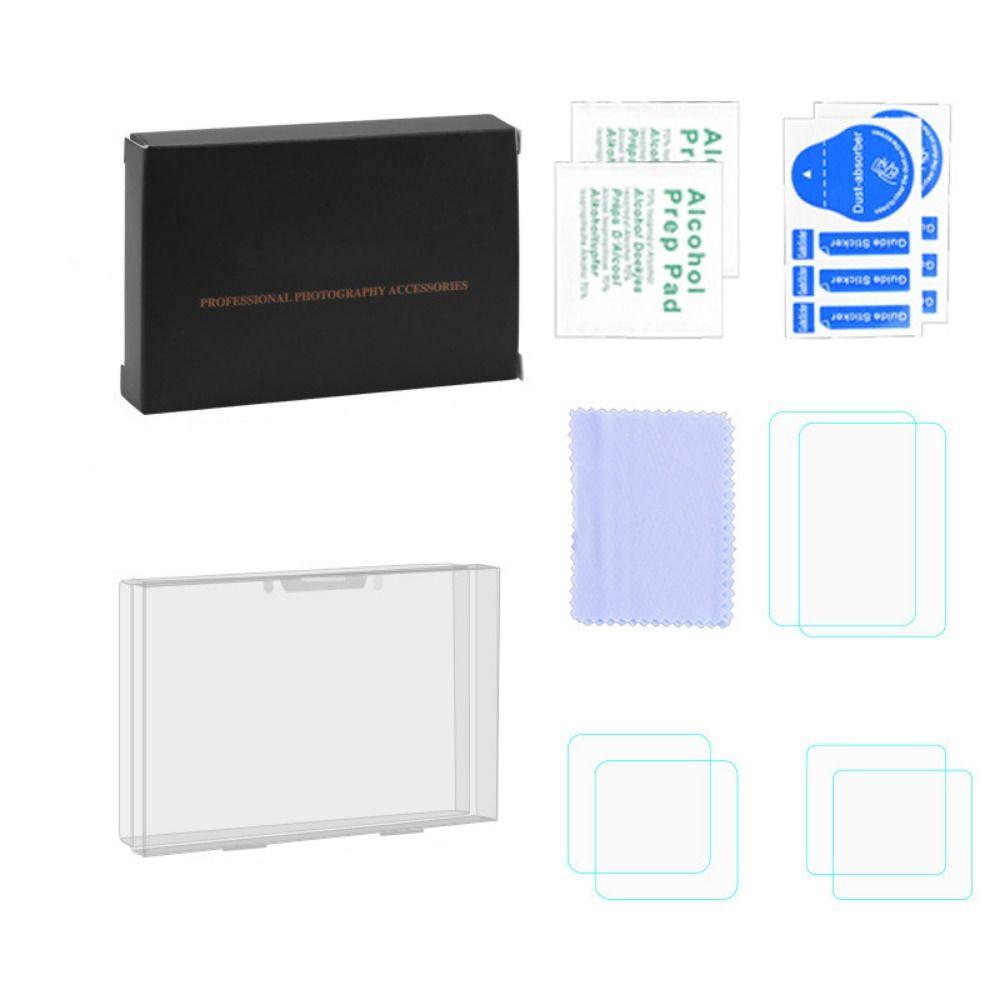 Anti Oil Anti Fingerprint Film Tempered Glass Black Screen Protector  for Go Pro Hero 11 10 9