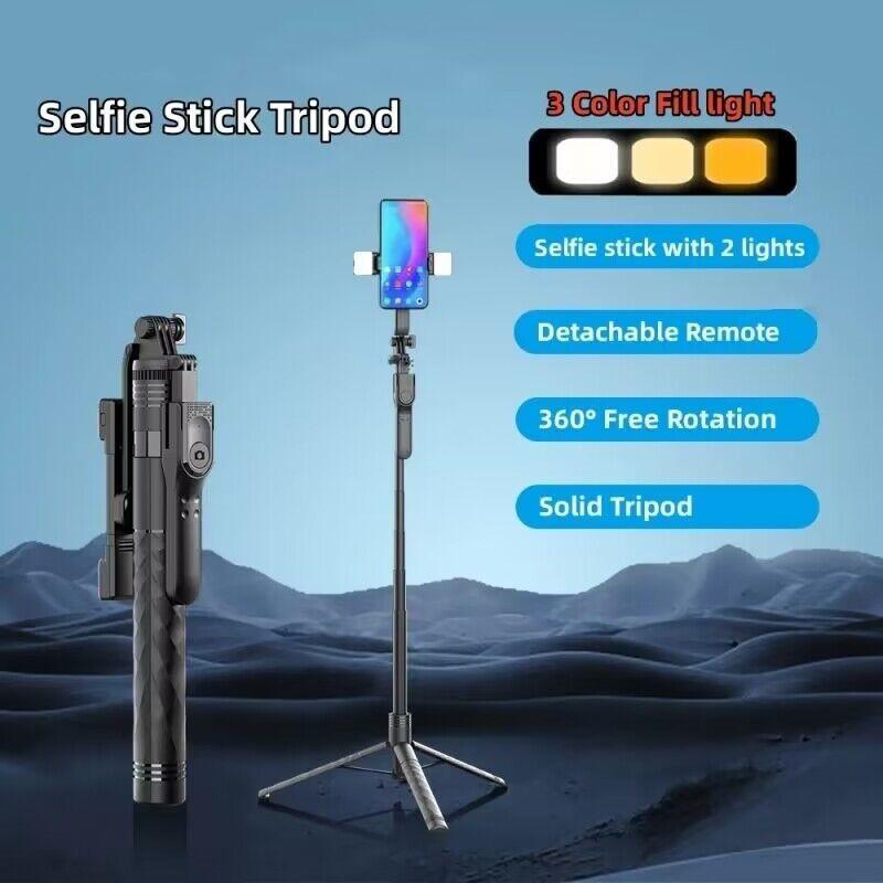 FGCLSY New 1.7M Wireless Selfie Stick Tripod Foldable Stand For Gopro Action Cameras Smartphones Balance Steady Shooting Live 7