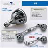 HEIGHTEN Reel Handle Knob Wheel Series 32mm Shimano Type A Daiwa Type S Gunmetal HT9807