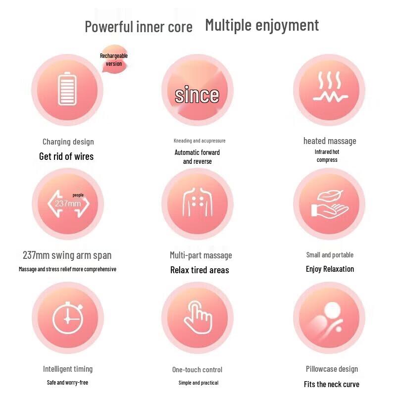 OGAWA Multi-functional Heating Massage Cushion