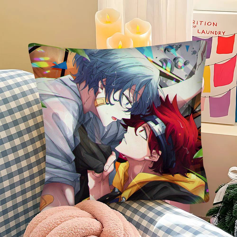 SK The Infinity Anime Pillow Case Fashion Square Pillowcase Bedroom Sofa Room Ins Decoration Leisure Cushion Cover