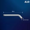 1Pc Wall Shower Arm Rust Proof Shower Head Extension Pipe Stainless Steel Arm Bracket Bathroom Home Accessories