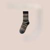 Ethnic-style Women's Midsize Socks, Women's Cotton Socks, Fashionable Long Socks for Autumn and Winter, Versatile Long Stockings