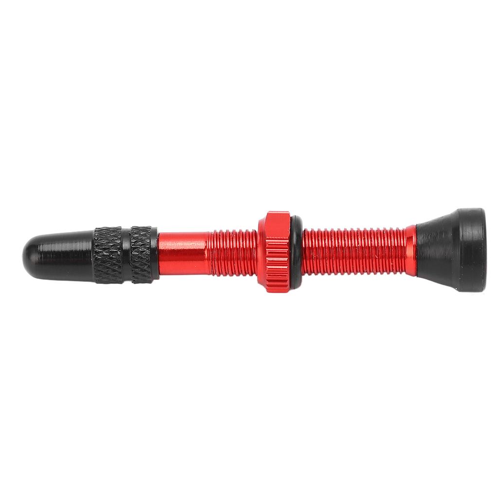 Tubeless Valve Stems Anodized Aluminum Alloy Vacuum Extension 40MM for Valve for Road Bikes Mountain Bikes
