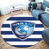 Al Hilal SFC Round Area Rug,Carpet Rug for Living Room Bedroom Sofa Playroom Decor,Non-slip Floor Mat